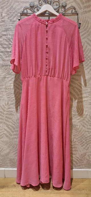 Vestido largo rosa