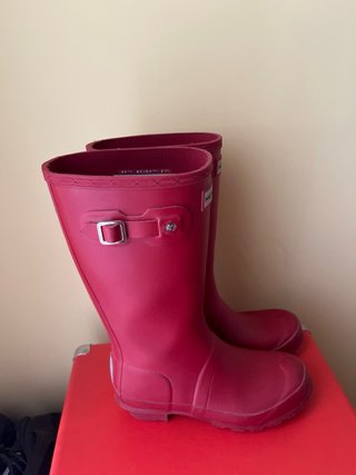 Botas de agua Hunter rojas Talla 34