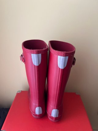 Botas de agua Hunter rojas Talla 34