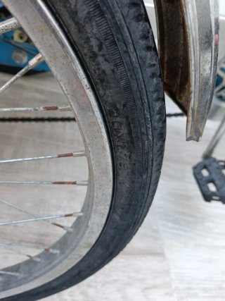 Triciclo Azul con Cestas