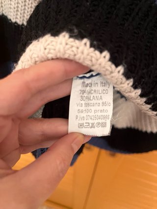 Jersey de punto con cheurón