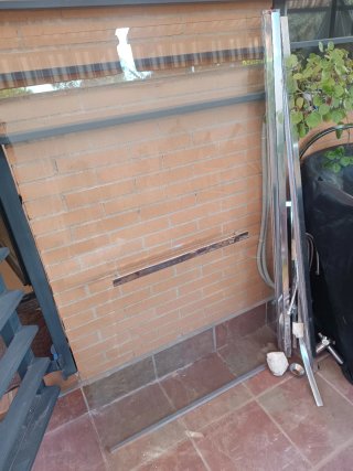 Mampara de ducha de cristal