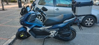 Motor Hispania 125cc Maxi Scooter Azul/Plata