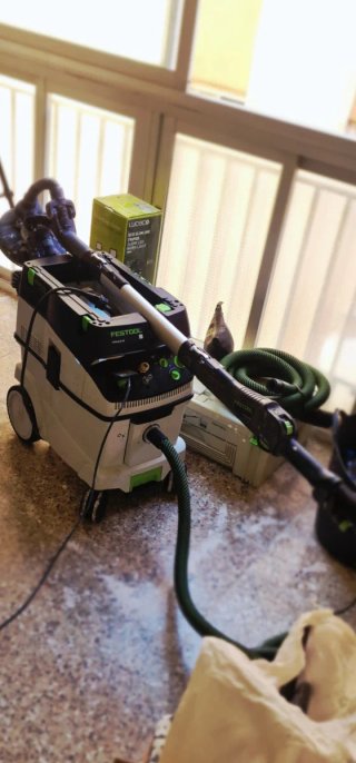Aspirador y Lijadora Festool