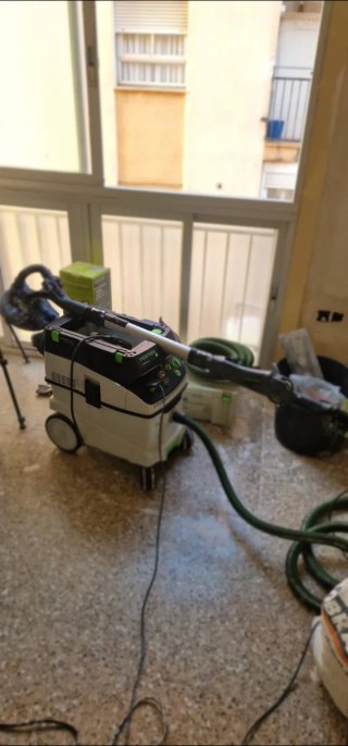 Aspirador y Lijadora Festool