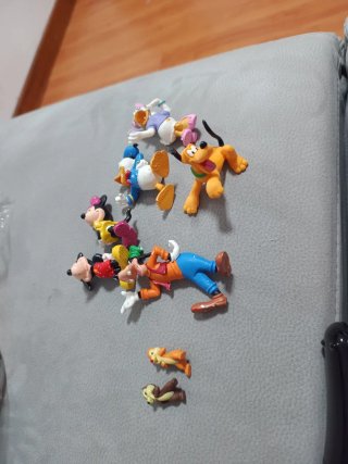Lote de 7 Figuras PVC Mickey Mouse y Amigos