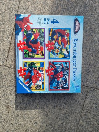 4 Puzles Ravensburger Spiderman