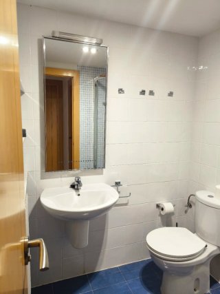 Espejo de baño plateado