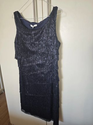 Vestido de fiesta azul
