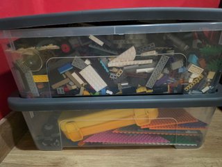 Caja de Almacenaje LEGO Amarilla