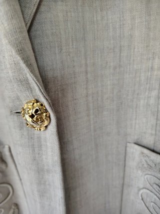 Tailleur vintage anni 90 beige