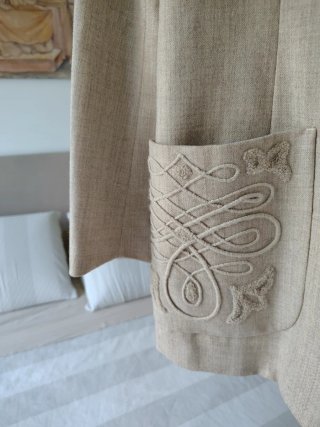 Tailleur vintage anni 90 beige