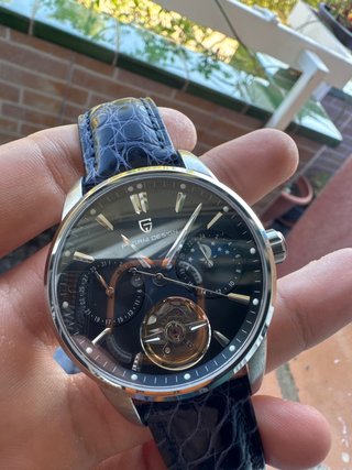 Reloj Automático Pagani Design Open Heart