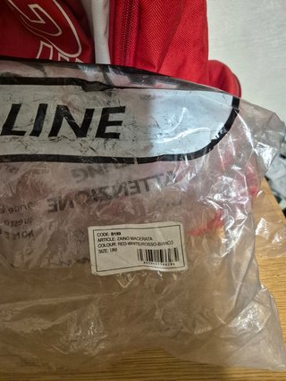 Mochila Legea Roja y Blanca