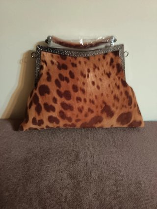 Bolso con Estampado Animal