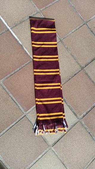 Bufanda Gryffindor Rayas Doradas