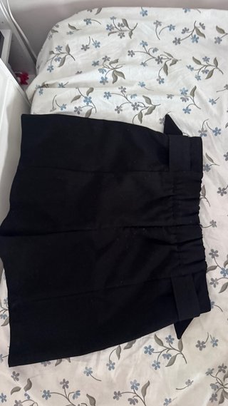 Falda pantalón Bershka negra talla 38