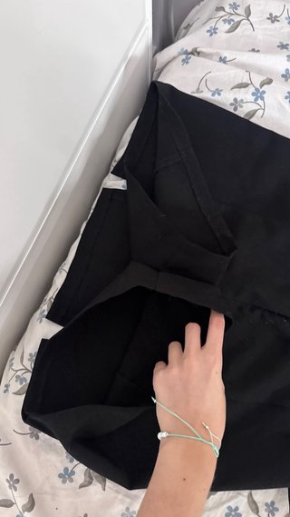 Falda pantalón Bershka negra talla 38