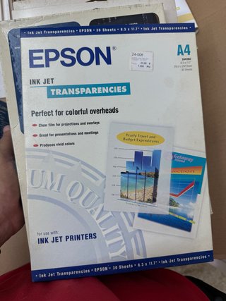 Papel para Transparencias Epson A4