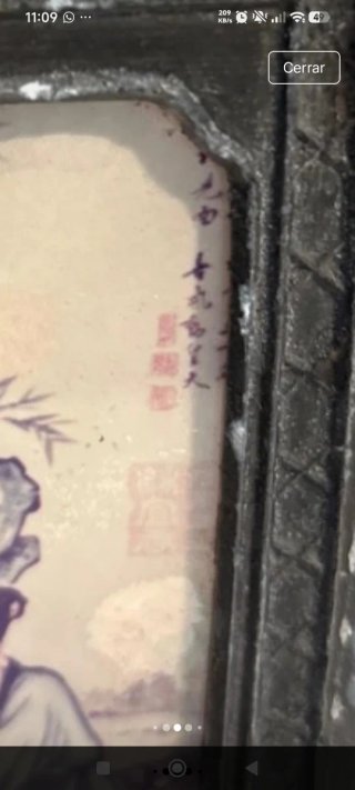 Botella Antigua Dinastía Qing Sxix