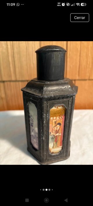 Botella Antigua Dinastía Qing Sxix