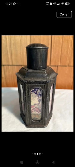Botella Antigua Dinastía Qing Sxix