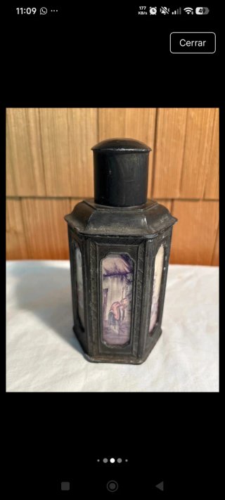 Botella Antigua Dinastía Qing Sxix