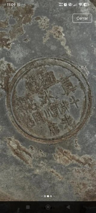 Botella Antigua Dinastía Qing Sxix