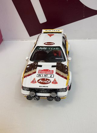 Bebé y juguetes Coche scalextric audi quattro efecto nieve