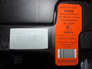 Silla Coche Britax Romer Evolutiva