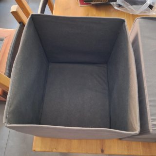 Cubo organizador 3 Cajones  + cubo en gris Ikea