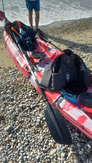 Kayak 2+1 plazas barracuda tandem