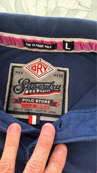 Polo Superdry Azul Talla L