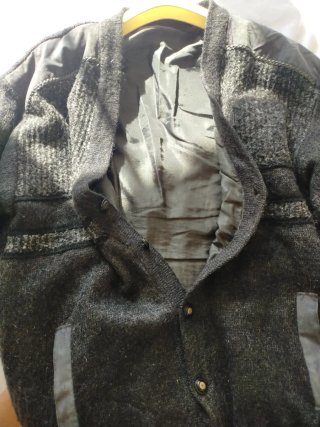 Chaqueta de caballero gris