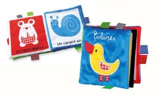 Libro de tela sensorial para bebés 0-3 años