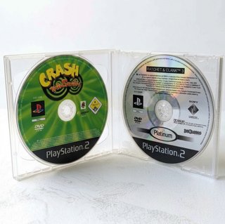 Juegos PS2: Crash Twinsanity + Ratchet & Clank