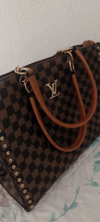 Bolso Louis Vuitton Marrón Damier