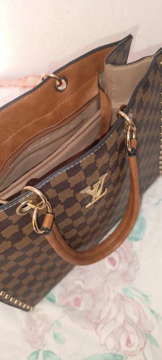 Bolso Louis Vuitton Marrón Damier