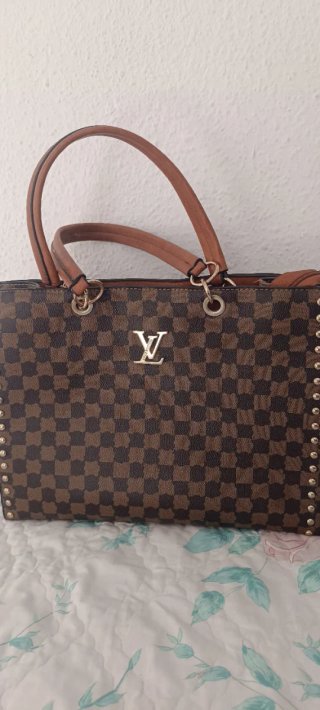 Bolso Louis Vuitton Marrón Damier