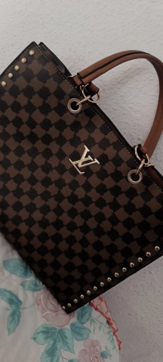 Bolso Louis Vuitton Marrón Damier