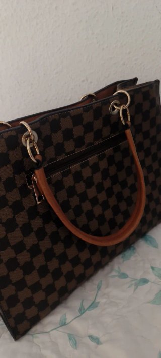 Bolso Louis Vuitton Marrón Damier