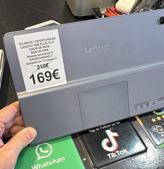 Lenovo Tab Plus 10.2 128GB/8GB - Ocasión