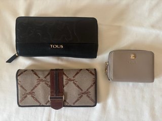 Lote Carteras Tous y Longchamp
