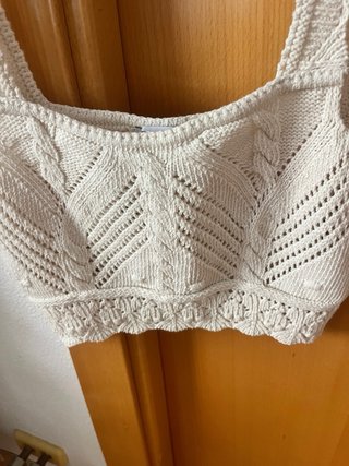 Top de punto Zara