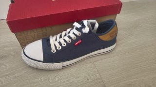 Zapatillas Lona Levi's Azul Marino