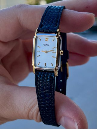 Reloj Orient “small Tank” Vintage Gold Nuevo