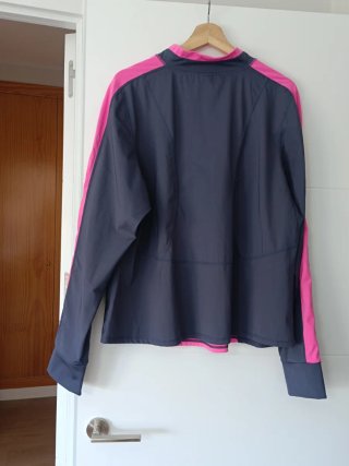 Sudadera Deportiva Rosa y Gris Talla 4XL