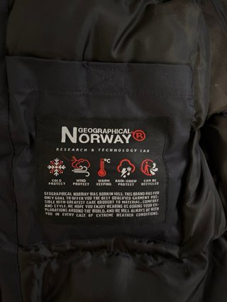 Chaqueta Geographical Norway Negra Mujer
