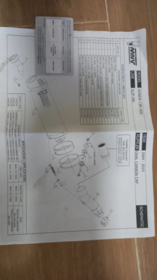Tubo de escape MIVV para Honda CBF 600