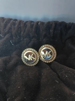 Pendientes Michael Kors MK Dorados y Negros